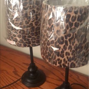 Cheetah Print Lamps